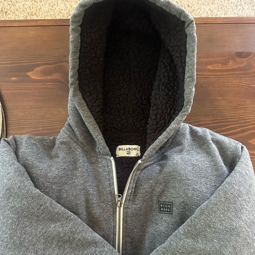 Billabong Zip-Up Sherpa Hoodie